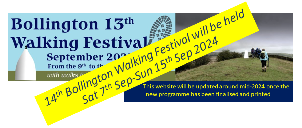 Bollington 13th Walking Festival